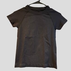 Black athletic shirt